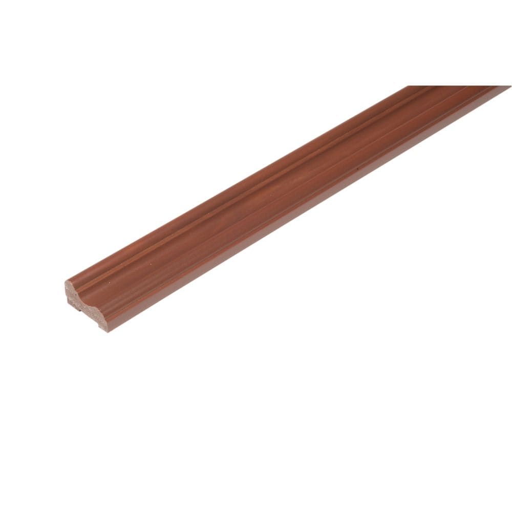 Chair Rail - Prefinished Ready To Install - Fauxwood Redwood- 5/8 inch x 13/16 inch x 8 ft.