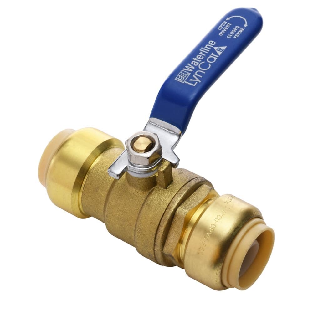 3/4" Push 'N' Connect Push Fit Ball Valve