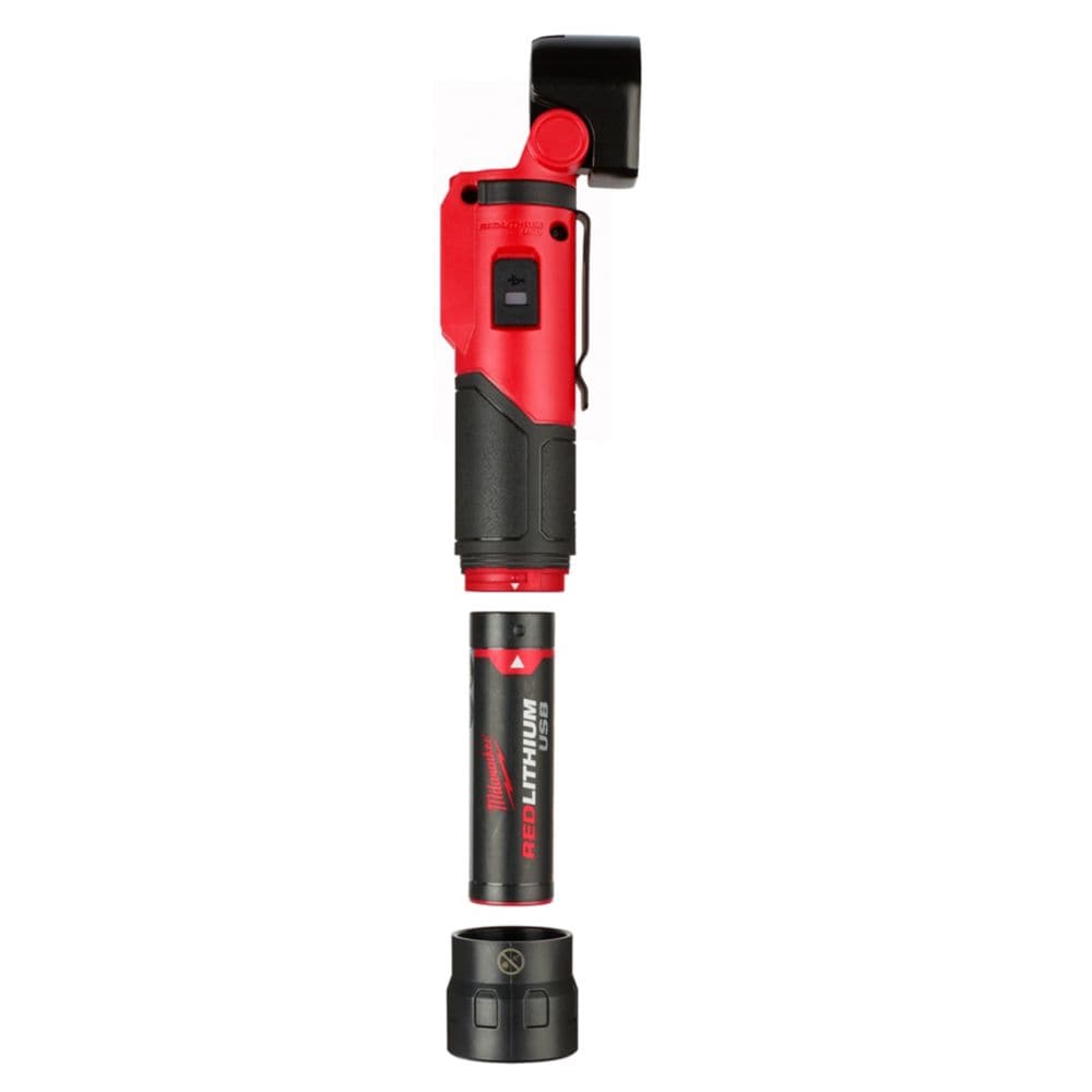 500 Lumens LED Pivoting REDLITHIUM USB Flashlight