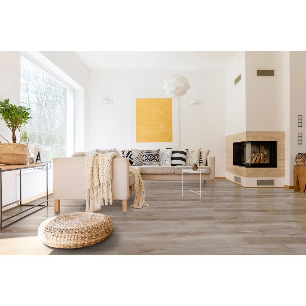 Dayhawk 7-inch x 42-inch x 4mm Thick Waterproof Vinyl Tile Plank Flooring (24.9 sq. ft./case)
