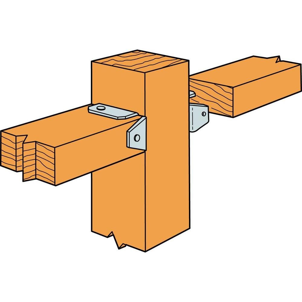 FBR ZMAX Galvanized Fence Bracket for 2x4