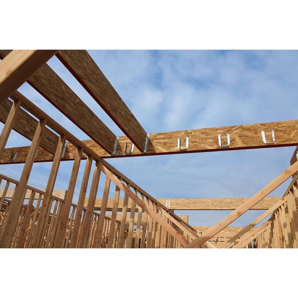 HU Galvanized Face-Mount Joist Hanger for Double 2x12