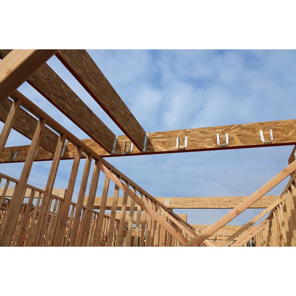 HU Galvanized Face-Mount Joist Hanger for 4x14