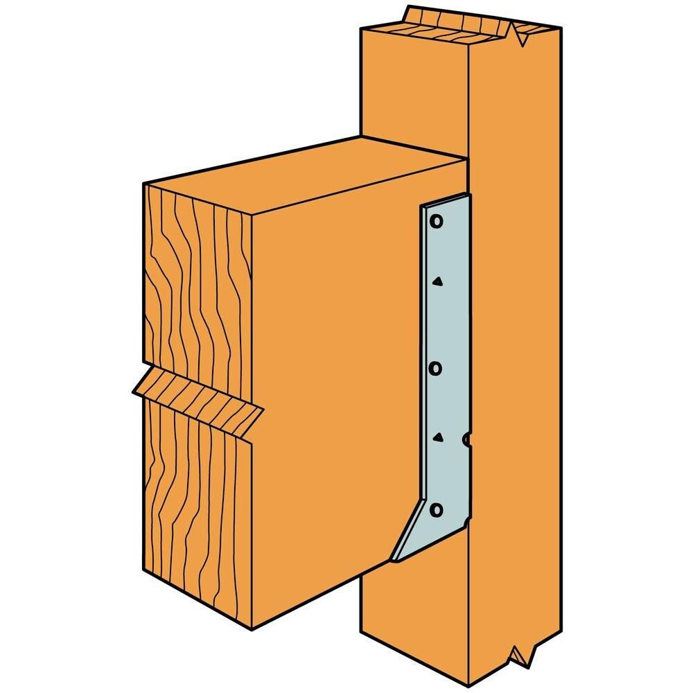 HUC Galvanized Face-Mount Concealed-Flange Joist Hanger for 4x12