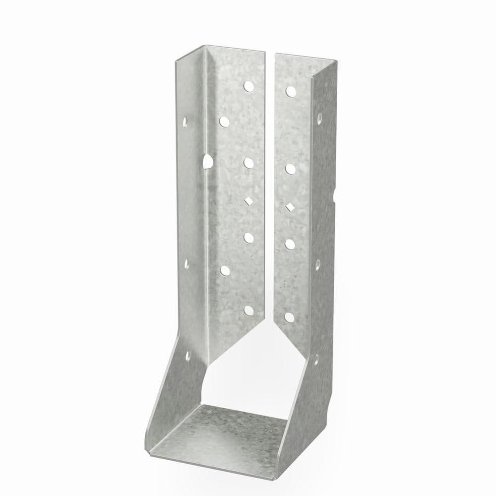 Étrier de solive à bride dissimulée à montage frontal robuste HUCQ pour double 2x10 avec vis