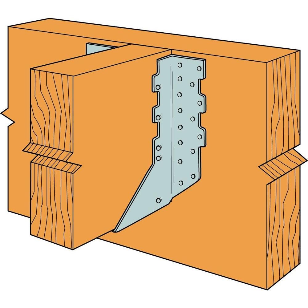 HUS Galvanized Face-Mount Joist Hanger for 2x10