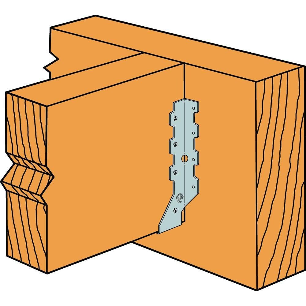 HUS Galvanized Face-Mount Joist Hanger for 4x10