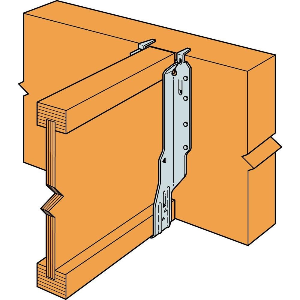 IUS Galvanized Face-Mount Joist Hanger for 2-1/2 inch x 9-1/2 inch Engineered Wood