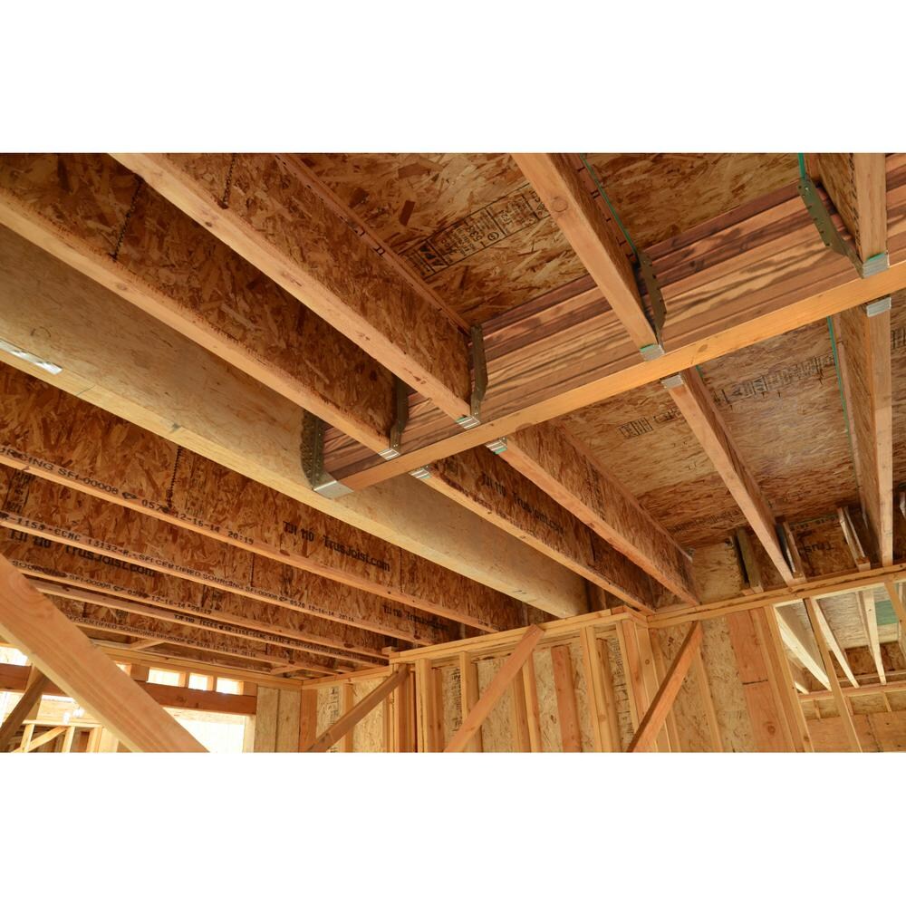 IUS Galvanized Face-Mount Joist Hanger for 3-1/2 inch x 14 inch Engineered Wood