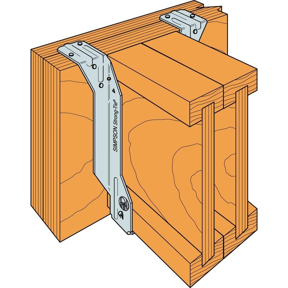 MIT Galvanized Top-Flange Joist Hanger for 3-1/2 inch x 14 inch Engineered Wood
