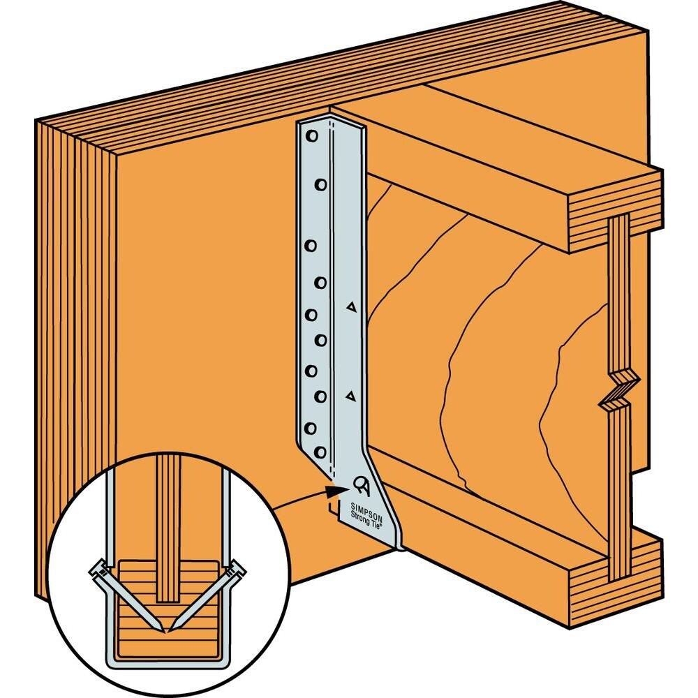 MIU Galvanized Face-Mount Joist Hanger for 5 inch x 11-7/8 inch Engineered Wood