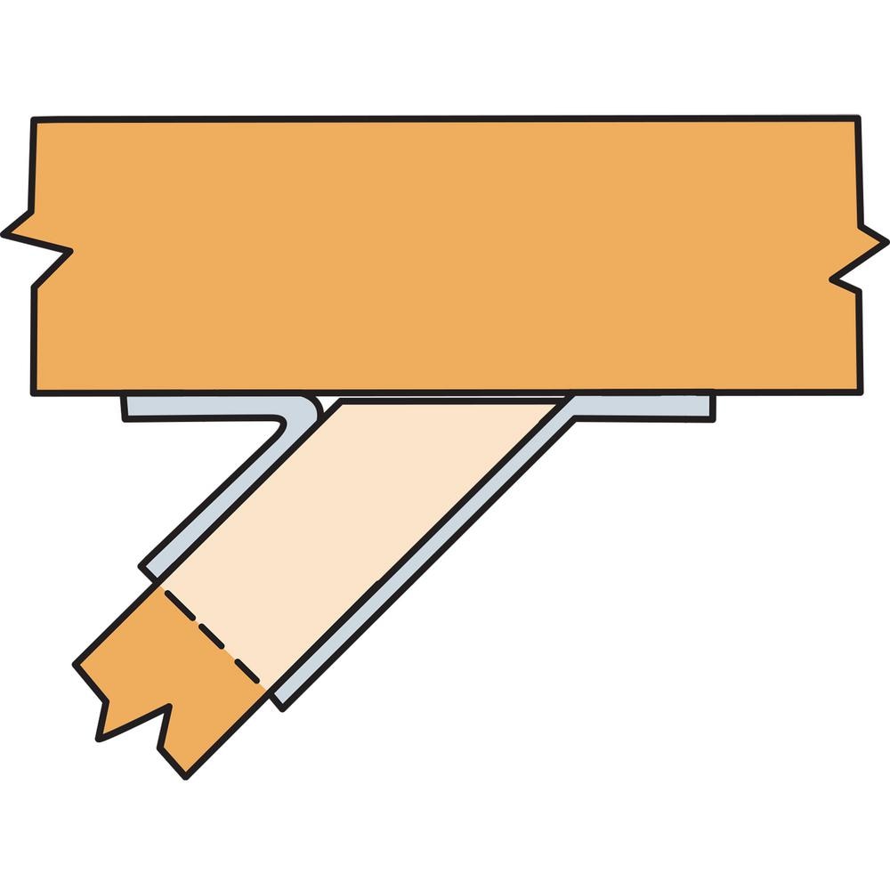 SUL Galvanized Joist Hanger for Double 2x10, Skewed Left