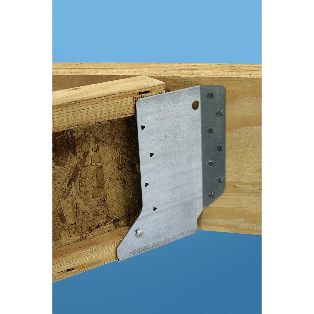 SUL Double 2x10 ZMAX Galvanized Joist Hanger Skewed Left