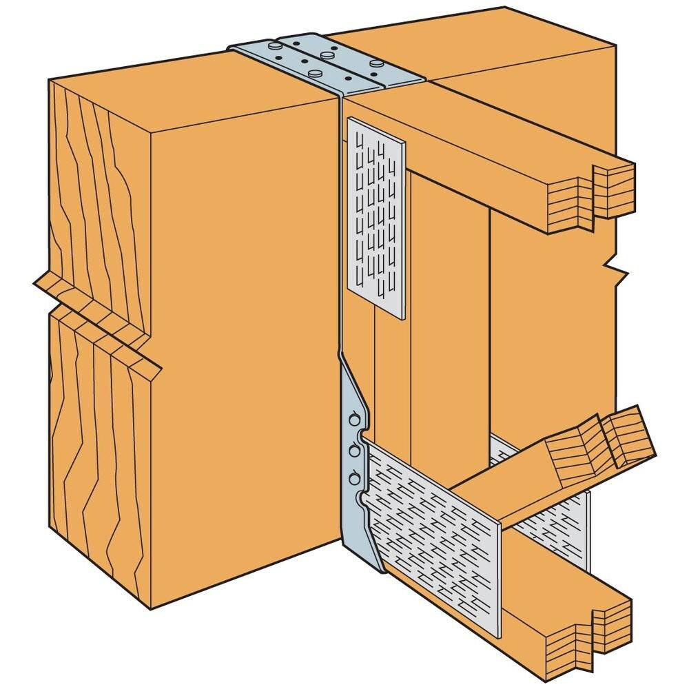 Support de ferme à bride dissimulée réglable galvanisé THAC pour 4x26