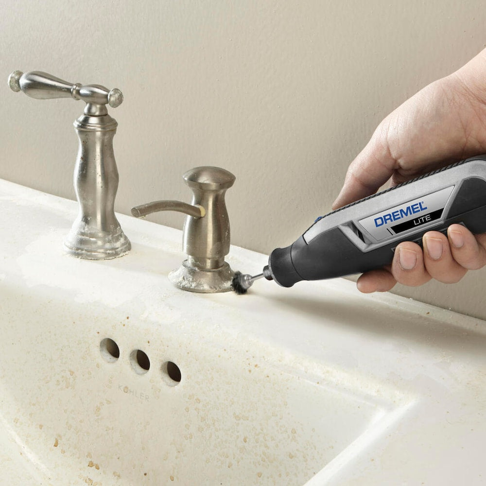7760 Lite 4V Cordless Lithium-Ion Electrical Rotary Tool Kit with Variable Speed (10 Accessories)