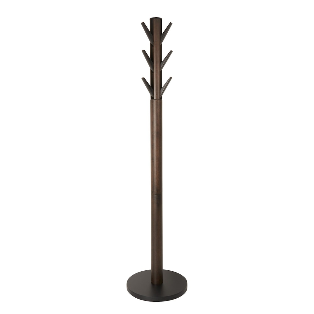 Flapper Coat Rack Black/Walnut