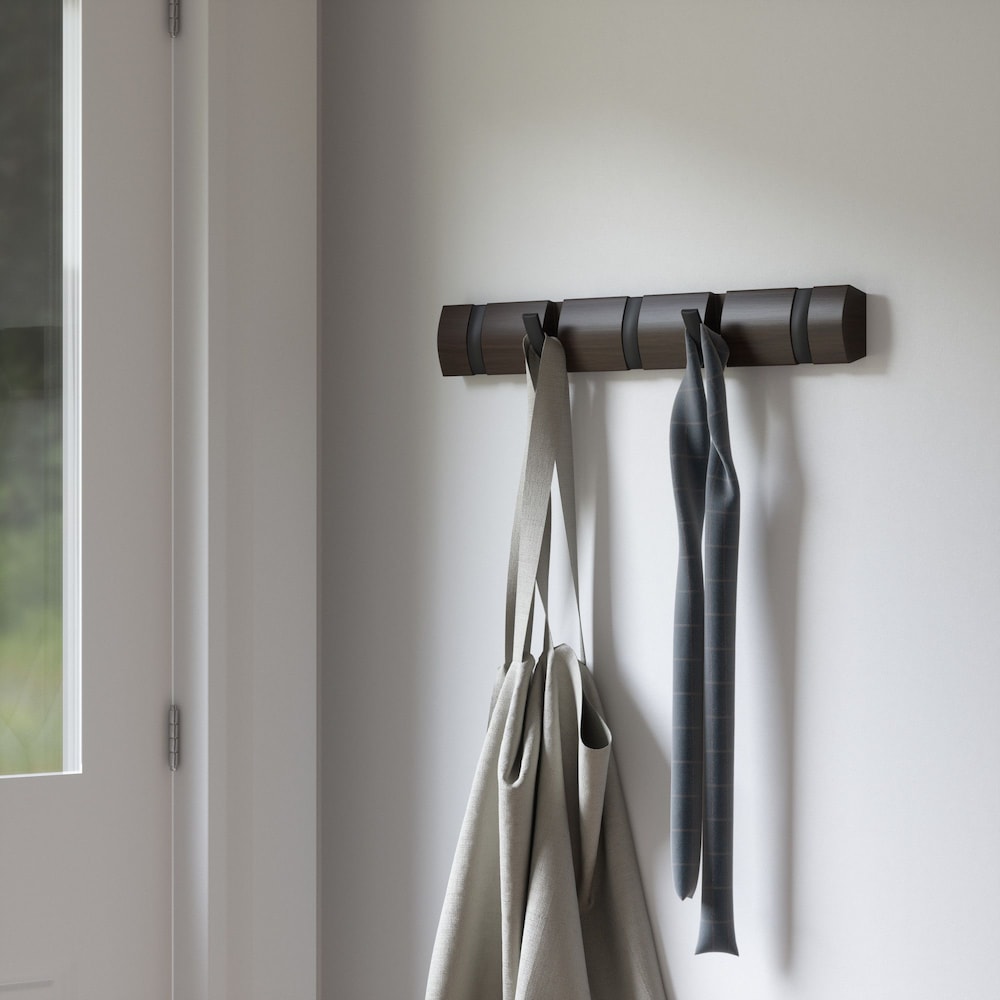 Flip 5 Hook Black/Walnut
