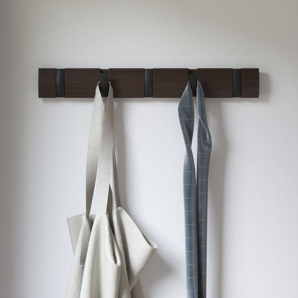 Flip 5 Hook Black/Walnut