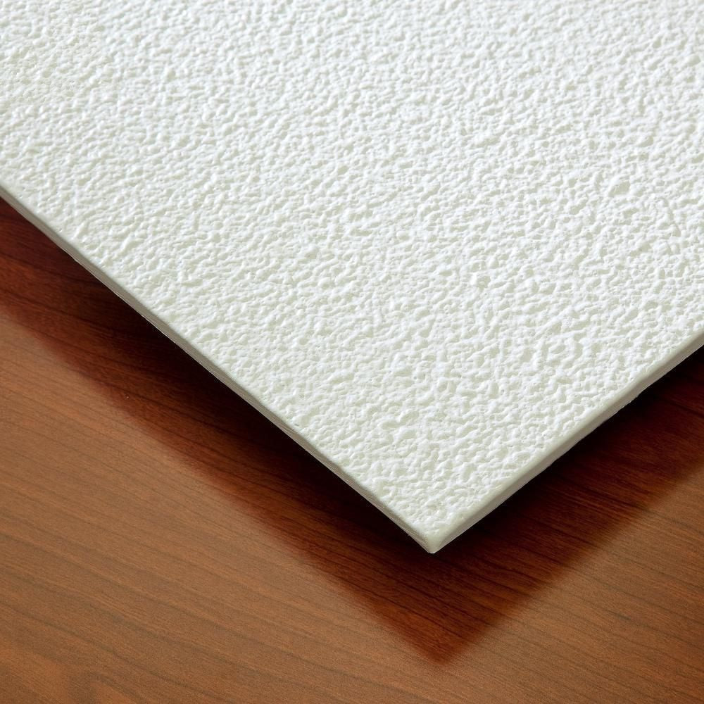 2 ft. x 2 ft. Stucco Pro White Ceiling Panel Carton of 12