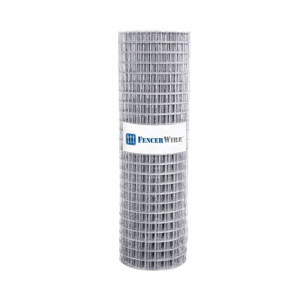 1 inch x 1 inch 4 ft. x 100 ft. 16-Gauge Galvanized Welded Fence