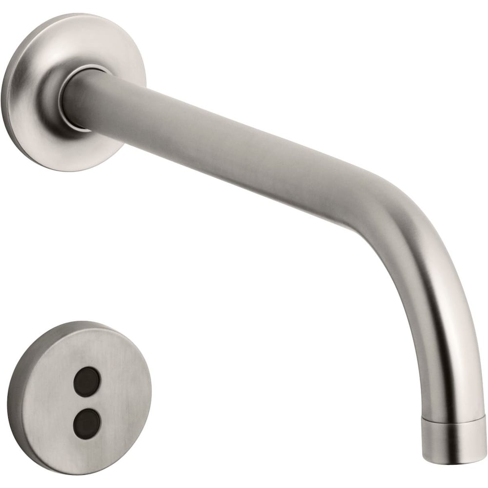Wall-Mount Commercial Bathroom Sink Faucet Trim With 9 inch 90-Degree Spout