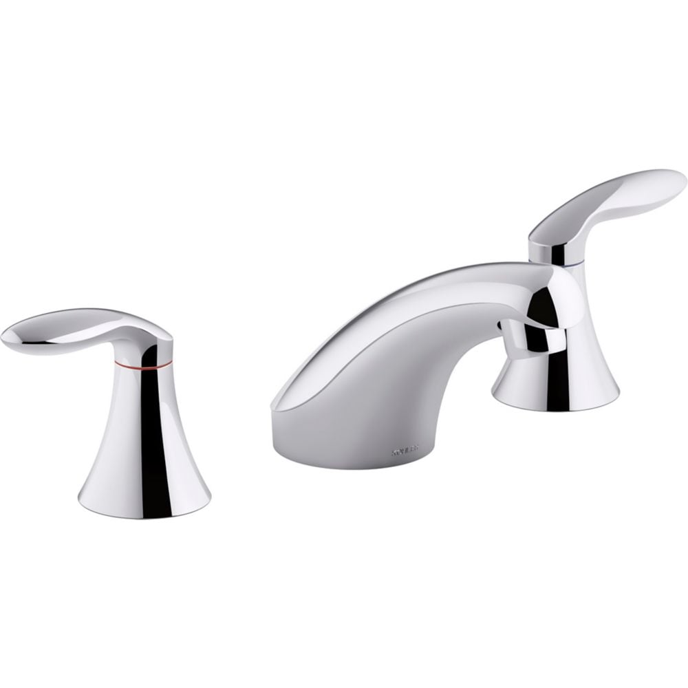 Widespread Bathroom Sink Faucet With Lever Handles, Less Drain And Lift Rod