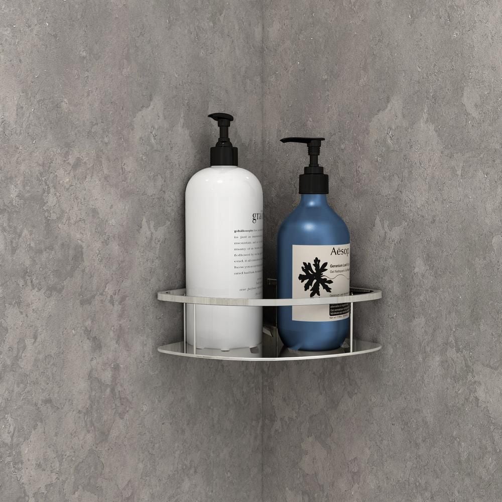 Mur de douche en alcôve collé en 4 pièces Passage, 32 pouces x 60 pouces x 72 pouces, en béton gris