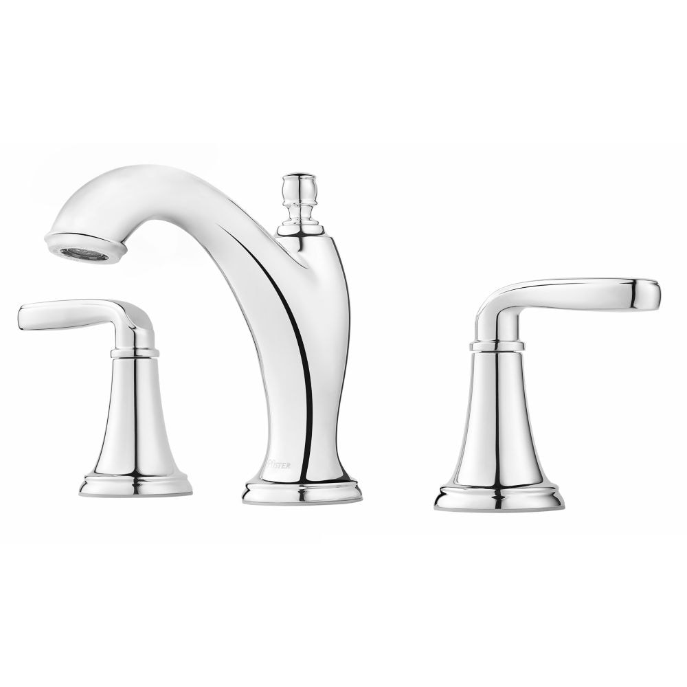 Robinet de lavabo de salle de bain à 2 poignées Northcott de 8 pouces en chrome poli