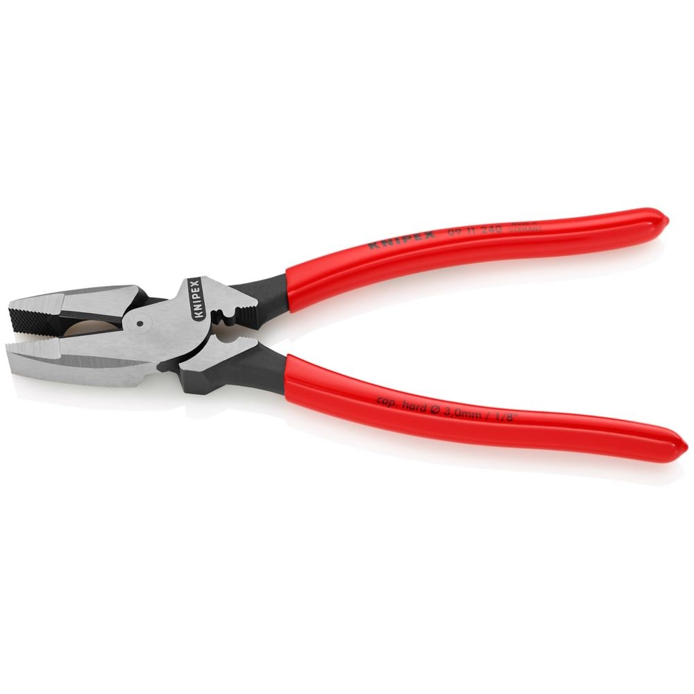 9-1/4 inch High Leverage Lineman New England with Tape Puller and Crimper