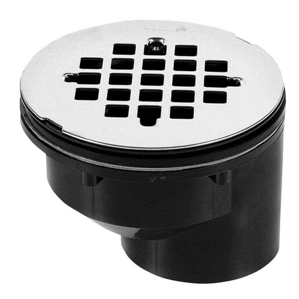 Crépine de drain de douche décalée en acier inoxydable