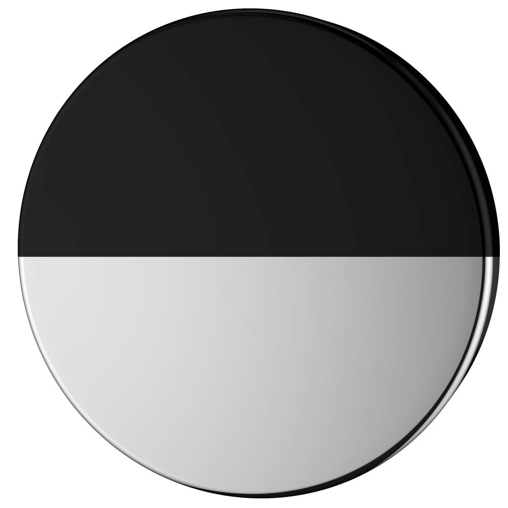 Mermaid 60 inch Freestanding Bathtub in Black with Polished Chrome Drain and Overflow Trim