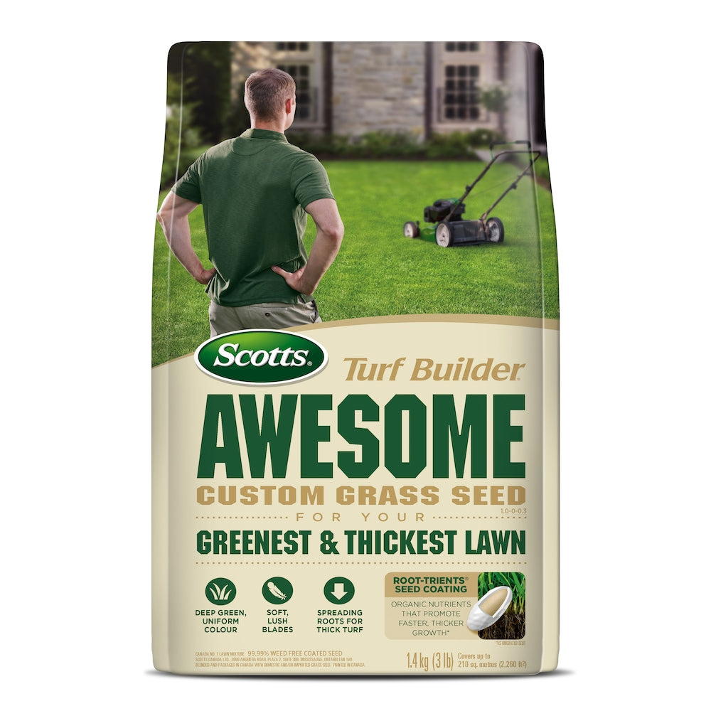 Turf Builder Awesome Lawn Seed Blend - 1.4kg - 210m2 (2,260ft2)