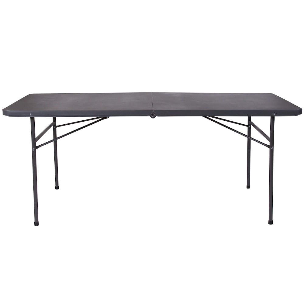 30x72 Gray Plastic Fold Table