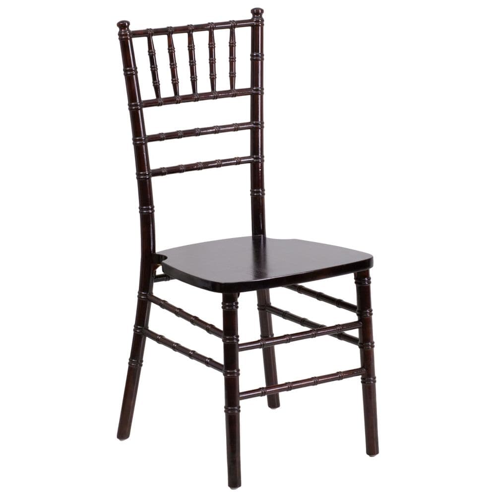 Chaise Chiavari en bois de noyer