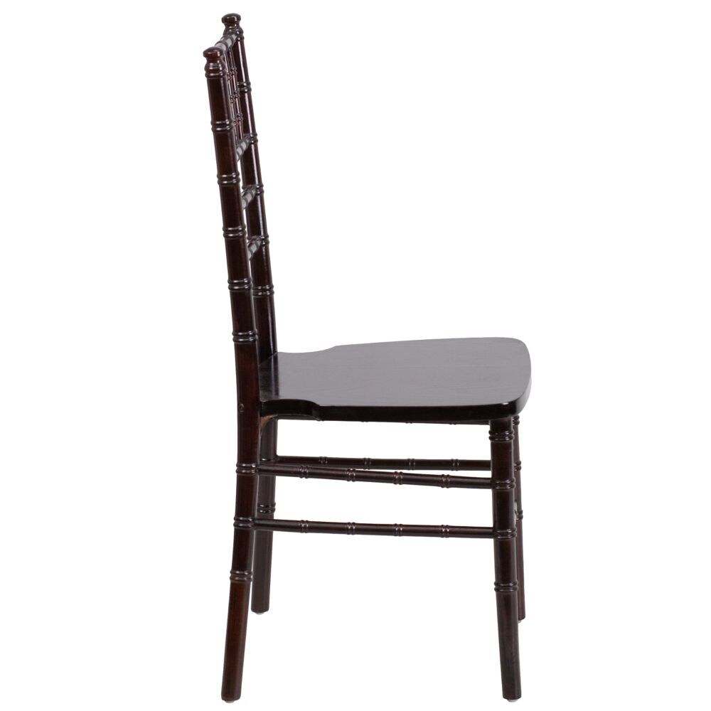Chaise Chiavari en bois de noyer