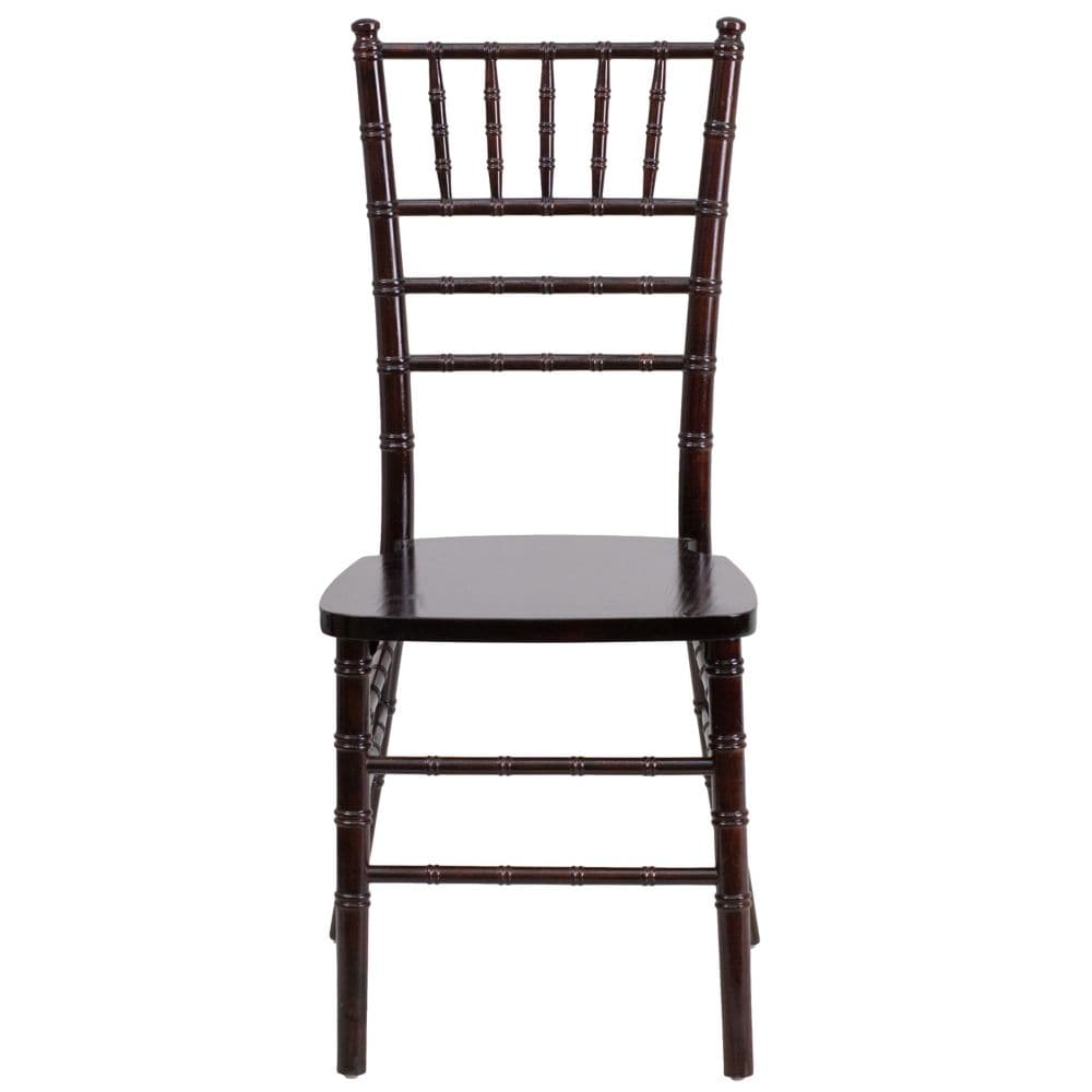Chaise Chiavari en bois de noyer