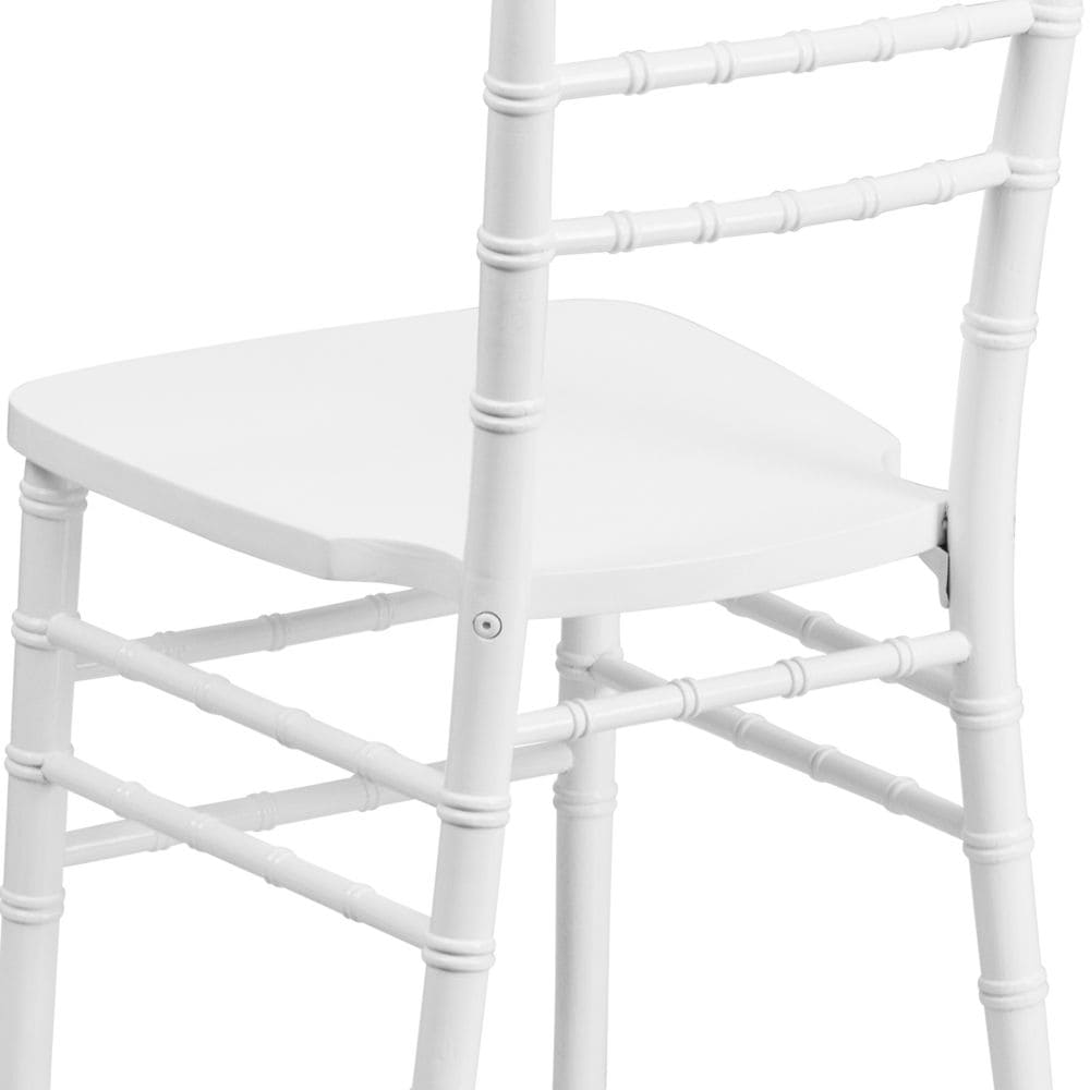 Chaise Chiavari en bois blanc