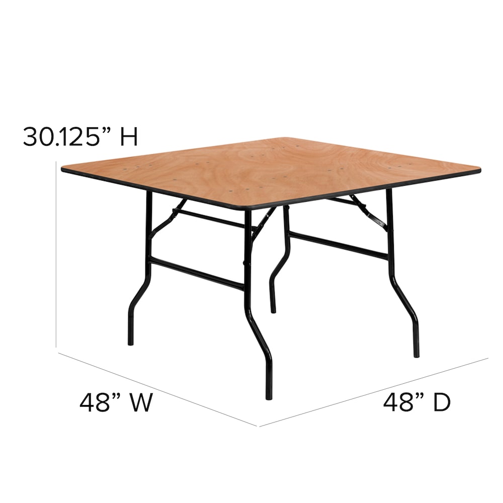 Table pliante en bois 48SQ