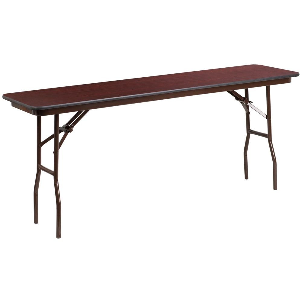 18x72 Mahogany Training Table