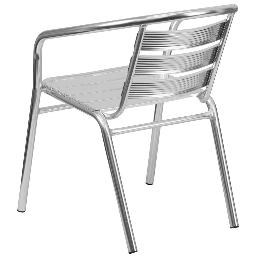Aluminum Slat Back Chair