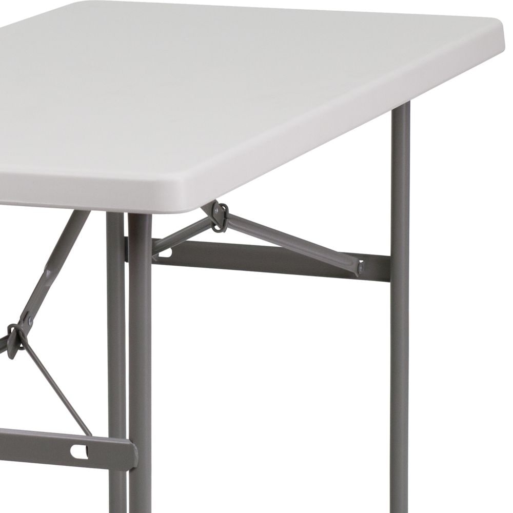24x48 White Plastic Fold Table