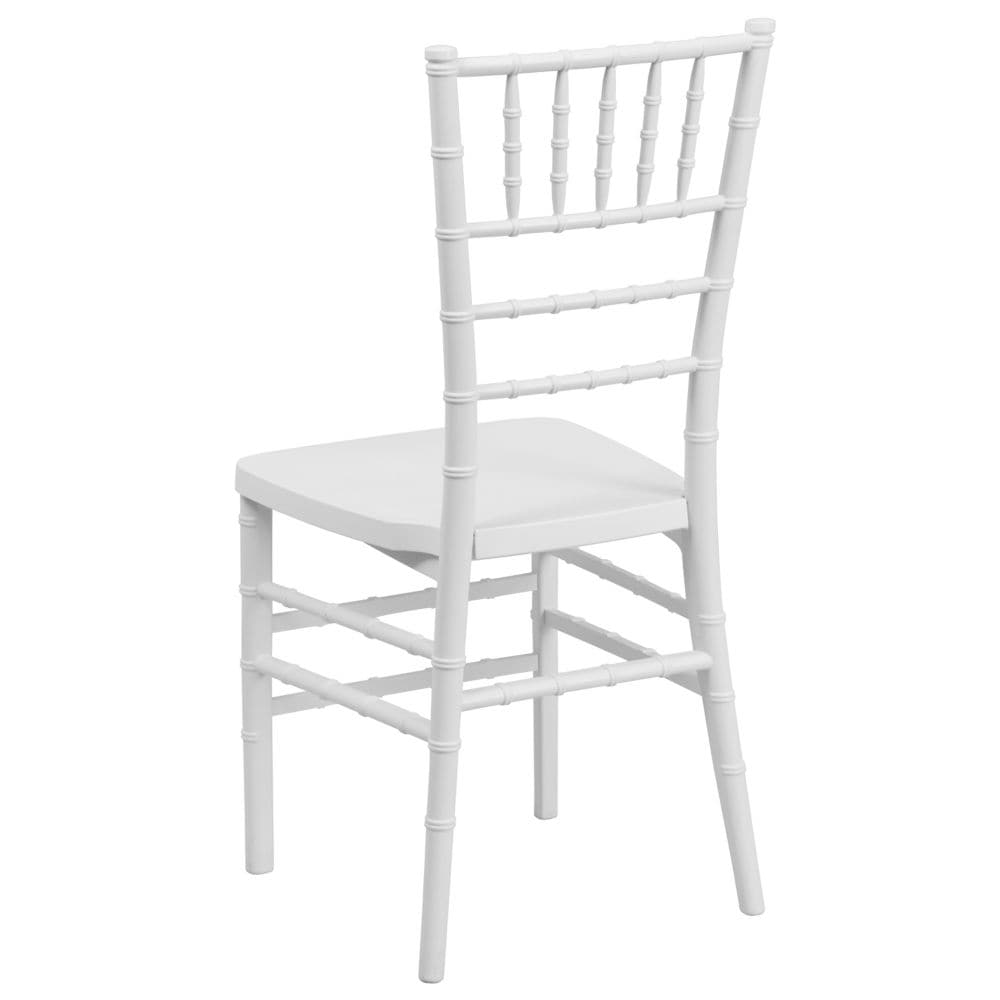 Chaise Chiavari en résine blanche