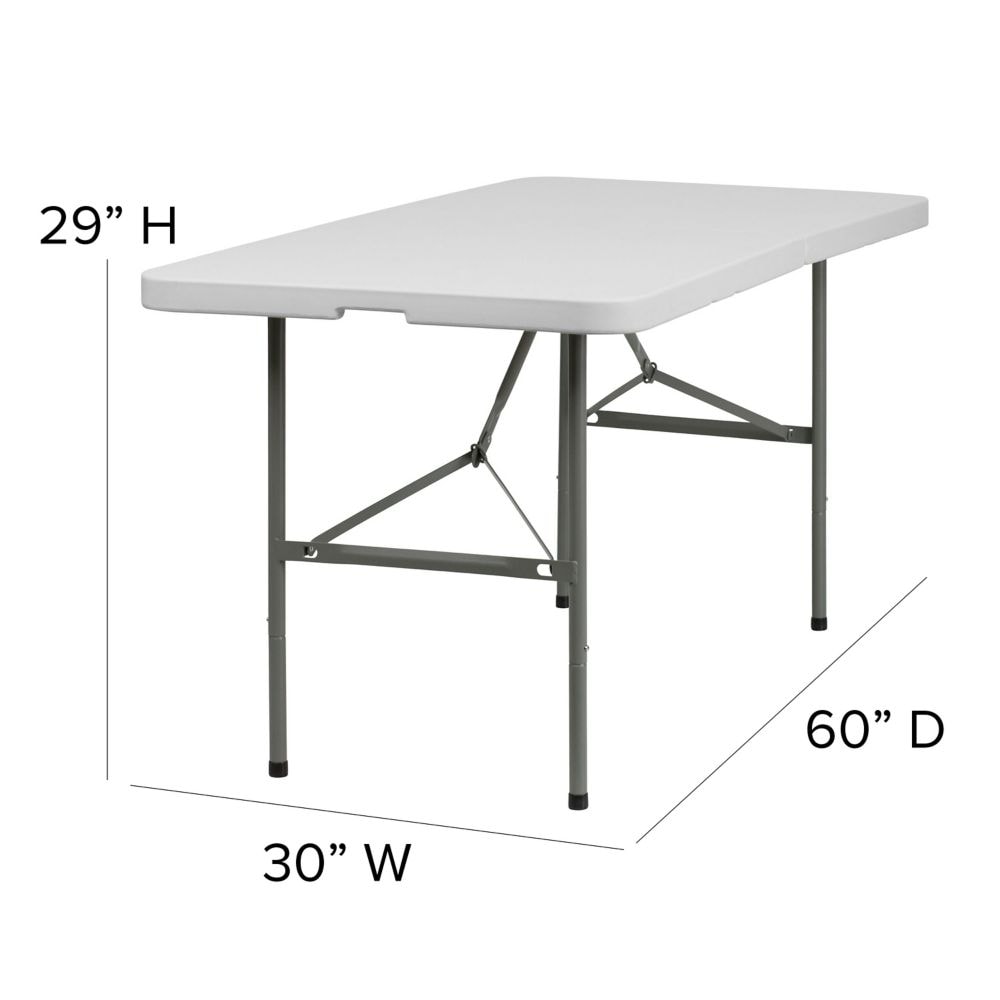 30x60 White Bi-Fold Table