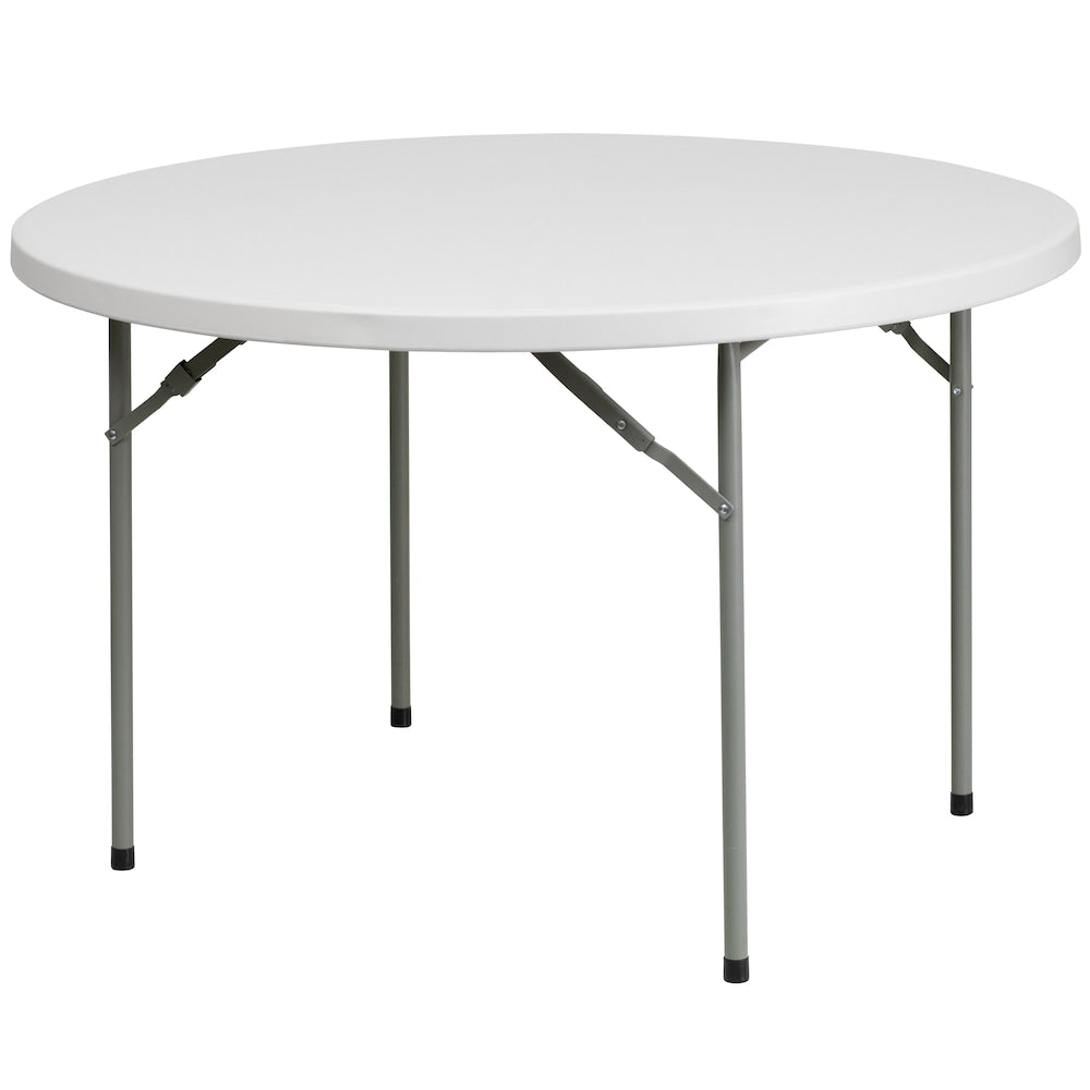 Table pliante en plastique blanc 48RD