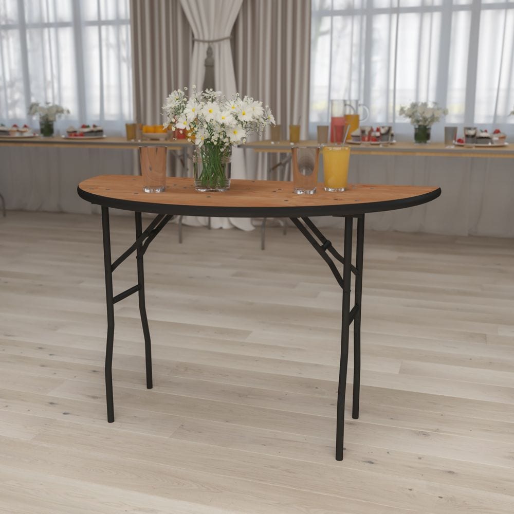Table pliante en bois 48HLF-RD