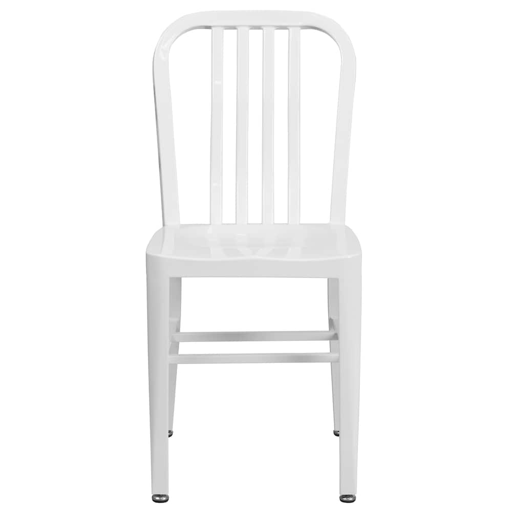 Chaise d'intérieur et d'extérieur blanche