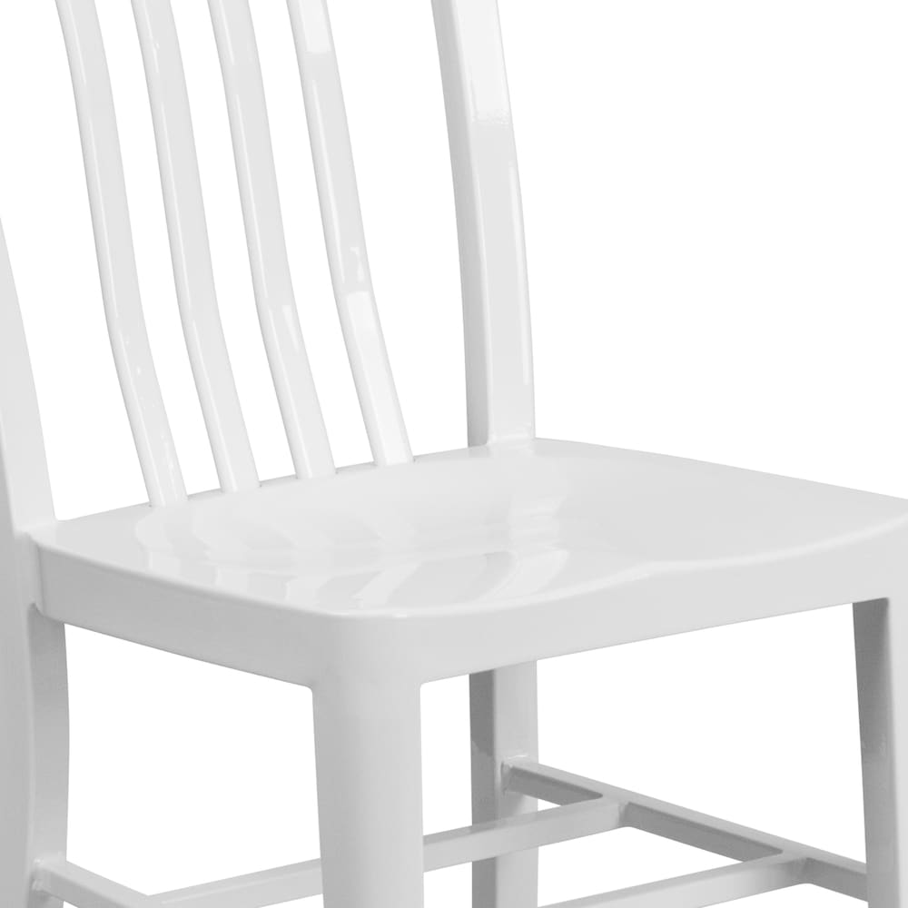 Chaise d'intérieur et d'extérieur blanche