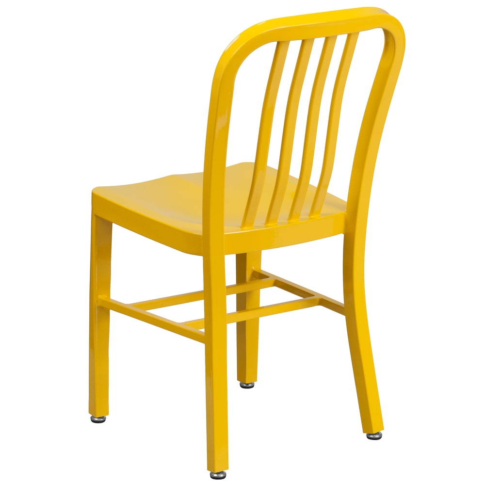 Chaise d'intérieur et d'extérieur jaune