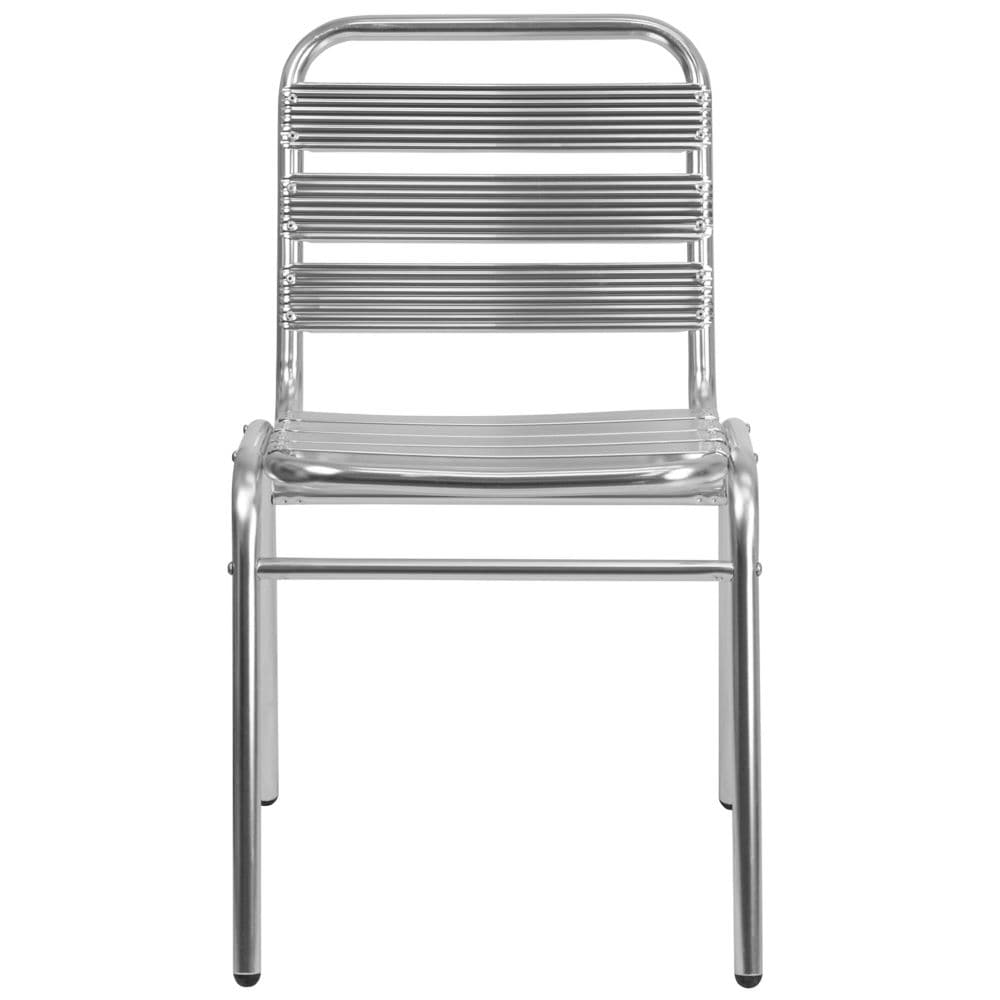 Aluminum Slat Back Chair