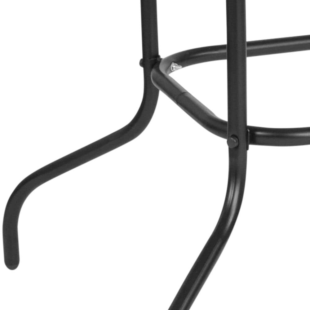 Table en métal et verre 55x31,5